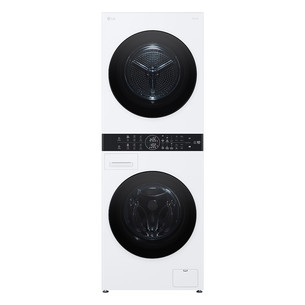 LG WashTower, 12 kg + 10 kg, depth 66 cm, 1400 rpm - Washing machine + Clothes dryer