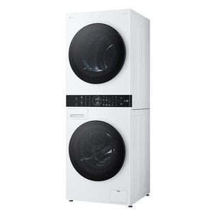 LG WashTower, 12 kg + 10 kg, depth 66 cm, 1400 rpm - Washing machine + Clothes dryer