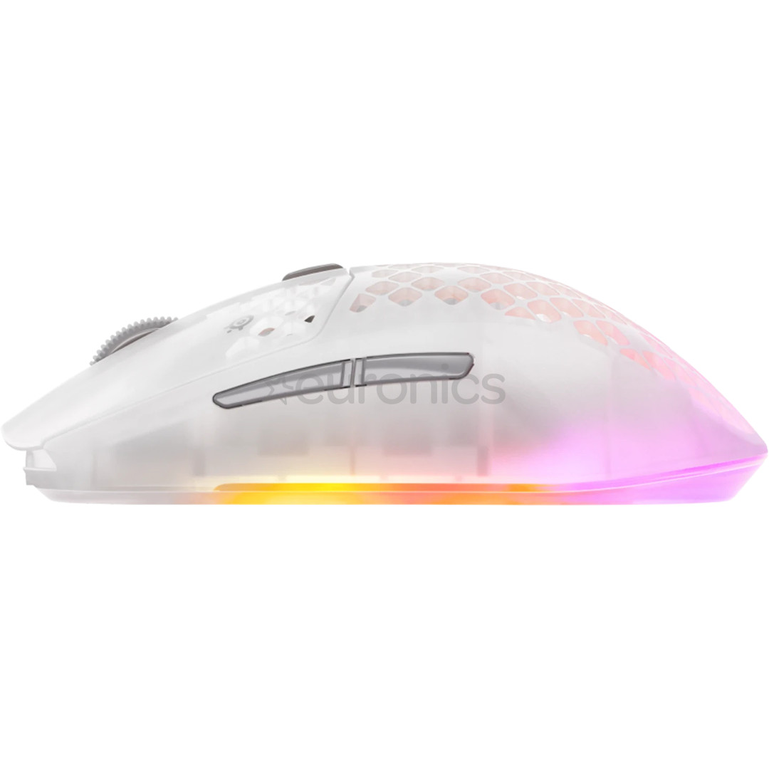 SteelSeries Aerox 3 Gen 2, ghost - Wireless Optical Mouse