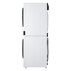 LG WashTower, 12 kg + 10 kg, depth 66 cm, 1400 rpm - Washing machine + Clothes dryer