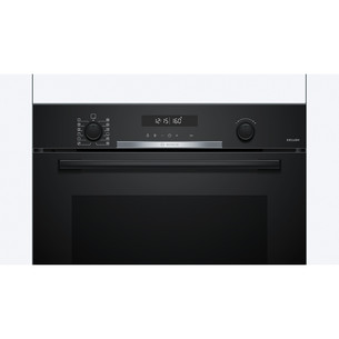 Bosch, Series 6, pyrolytic cleaning, 71 L, black - Built-in oven