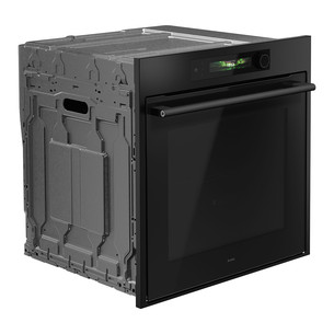 Asko, pyrolytic cleaning, 71 L, black - Built-in oven