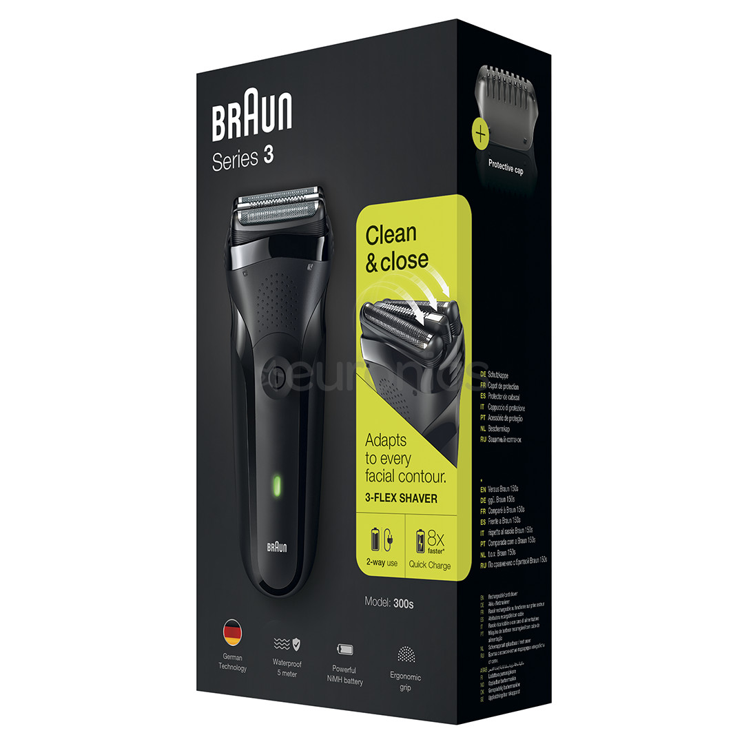 Braun Series 3, must - Pardel