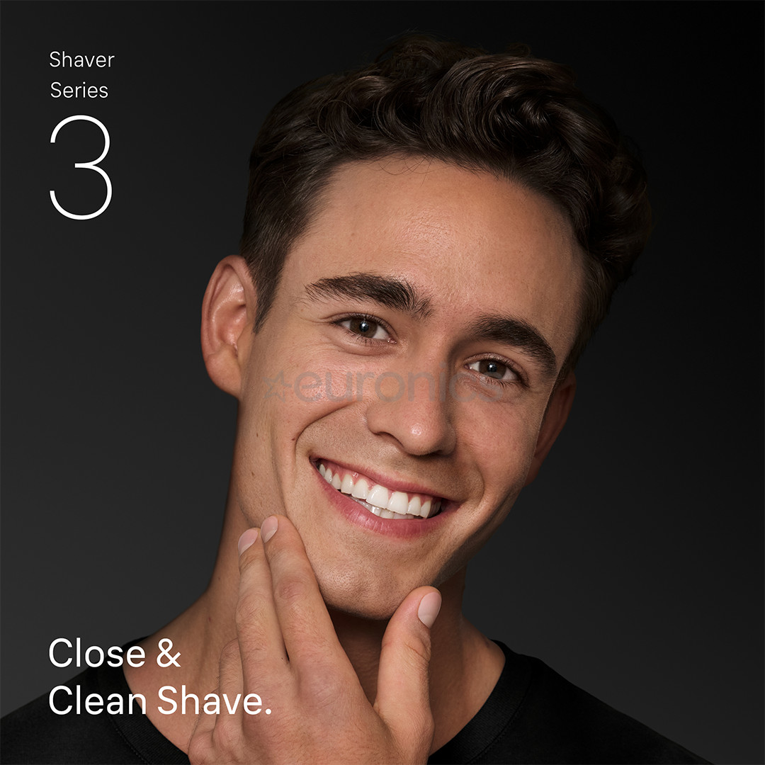 Braun Series 3, must - Pardel