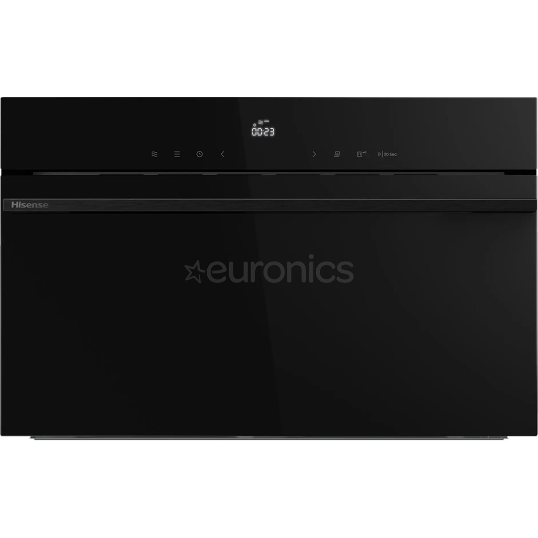Hisense Hi6, 34 L, 900 W, black - Built-in microwave oven with grill BIM334G64DBG8