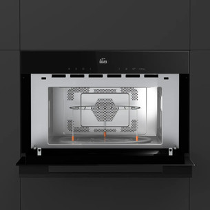 Hisense Hi6, 34 L, 900 W, black - Built-in microwave oven with grill