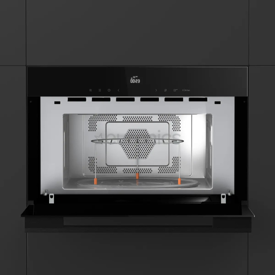 Hisense Hi6, 34 L, 900 W, black - Built-in microwave oven with grill