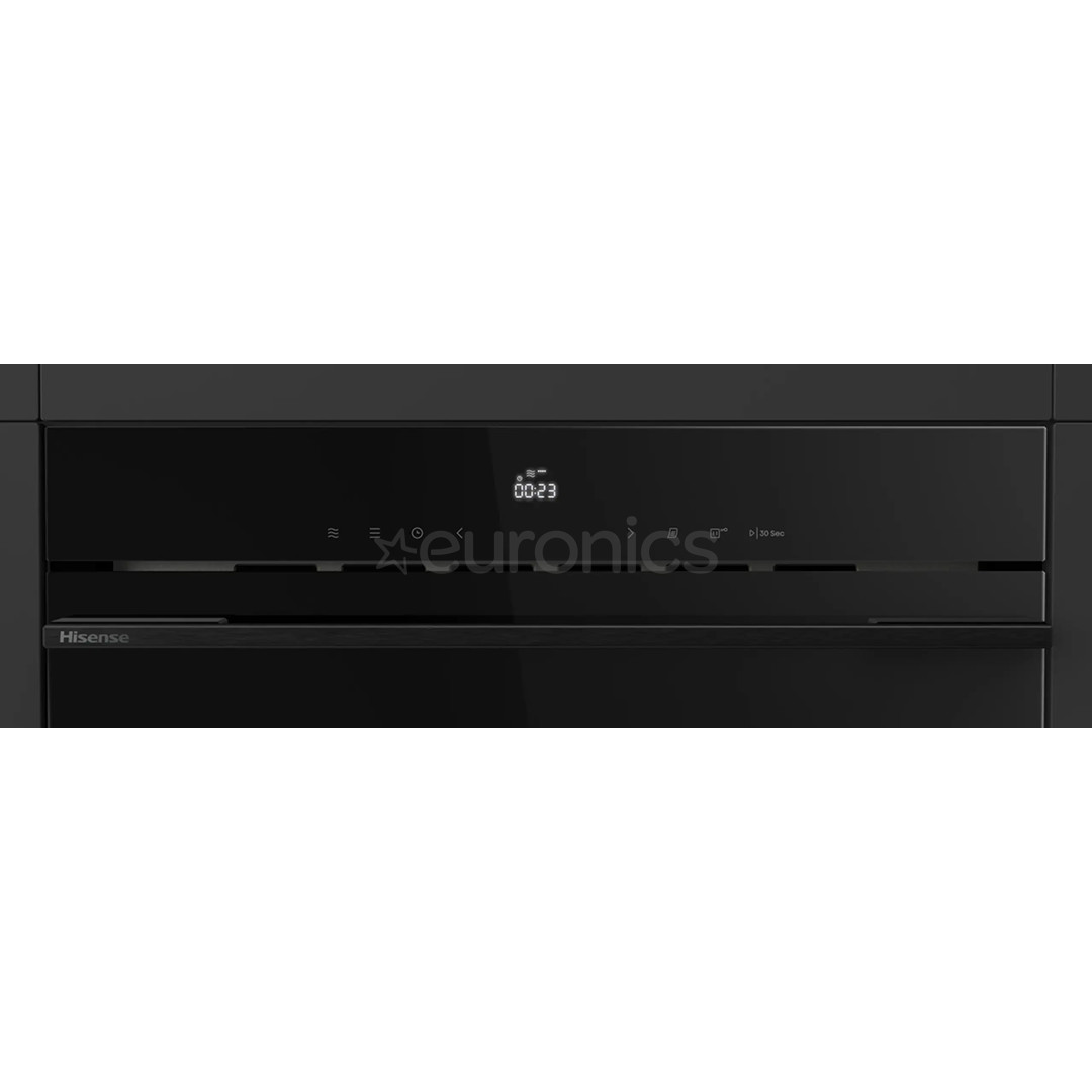 Hisense Hi6, 34 L, 900 W, black - Built-in microwave oven with grill