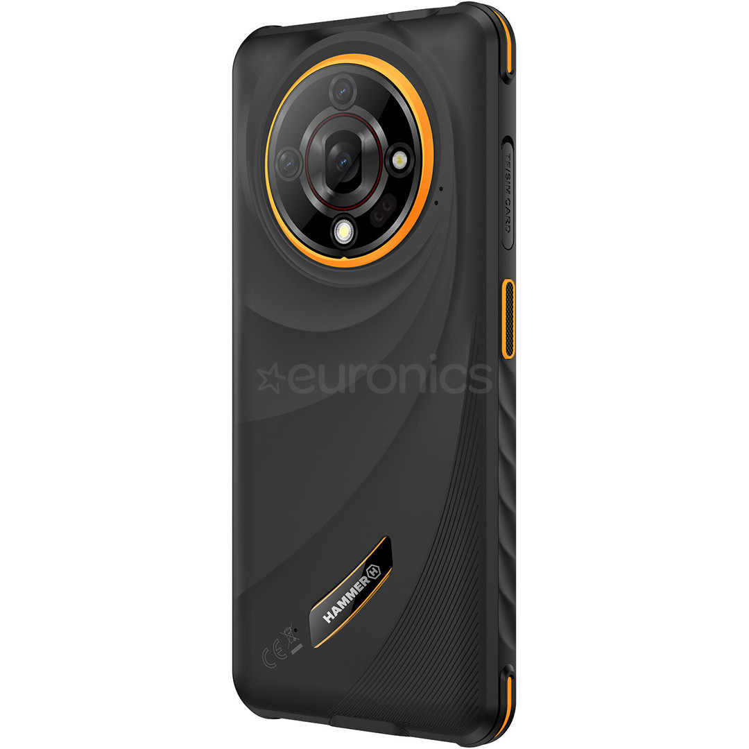 HAMMER Iron 6 5G, 8 GB, 256 GB, oranž - Nutitelefon
