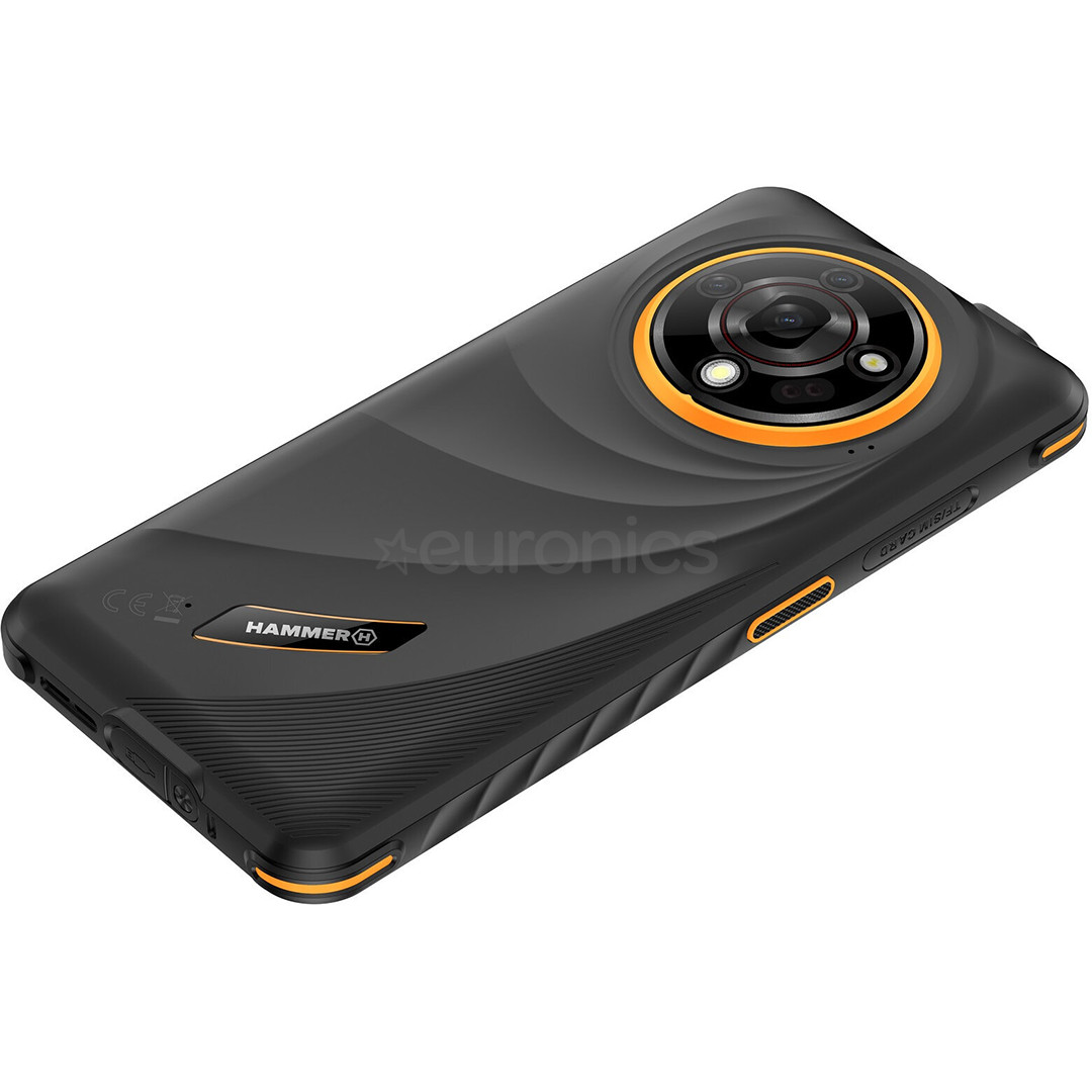 HAMMER Iron 6 5G, 8 GB, 256 GB, oranž - Nutitelefon