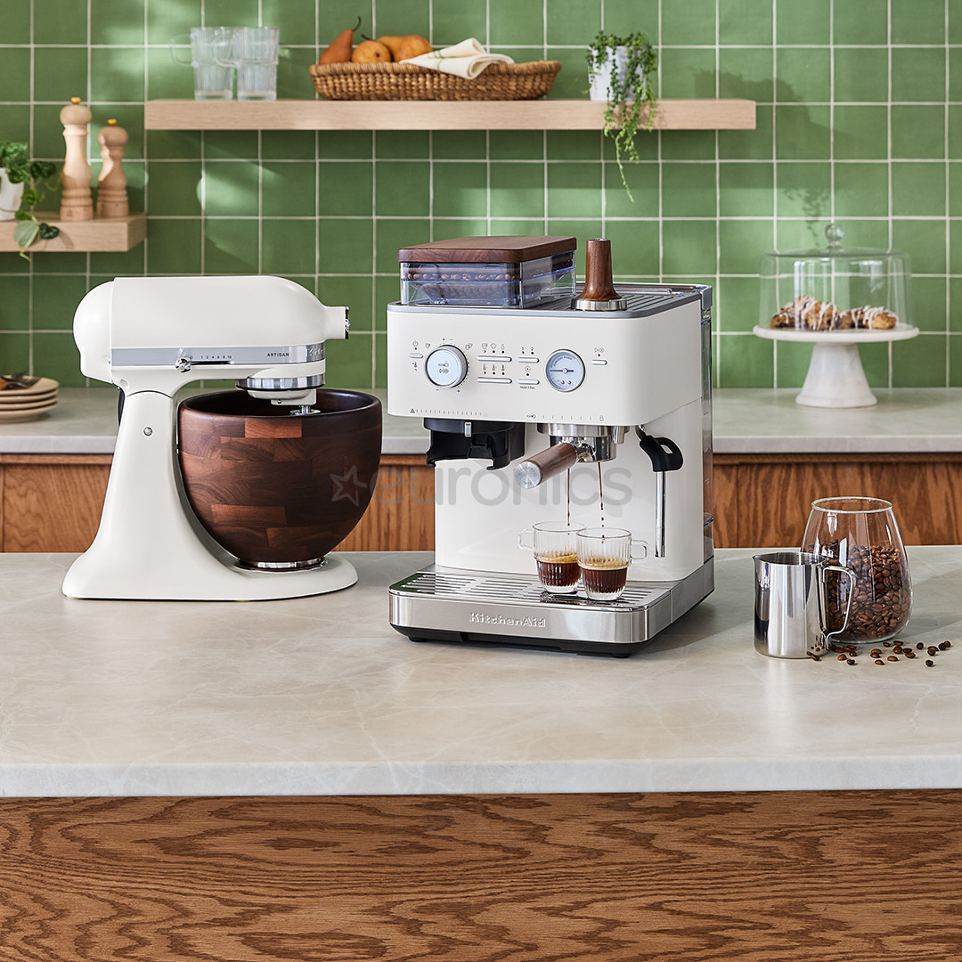 KitchenAid, 4.7 L, valge - Tõstetava osaga lauamikser