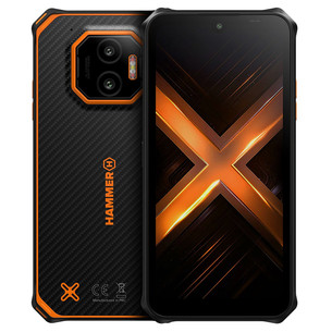 HAMMER Energy X2 5G, 8GB, 256GB, must/oranž - Nutitelefon TEL001066