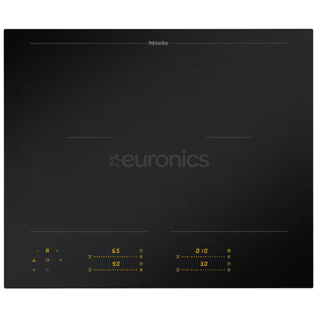 Miele, PowerFlex tsoon, laius 62 cm, mattmust - Integreeritav induktsioonpliidiplaat
