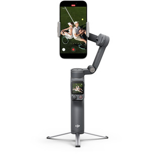DJI Osmo Mobile 8P Advanced Tracking Combo, must - Nutitelefoni stabilisaator