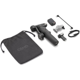 DJI Osmo Mobile 8P Advanced Tracking Combo, must - Nutitelefoni stabilisaator