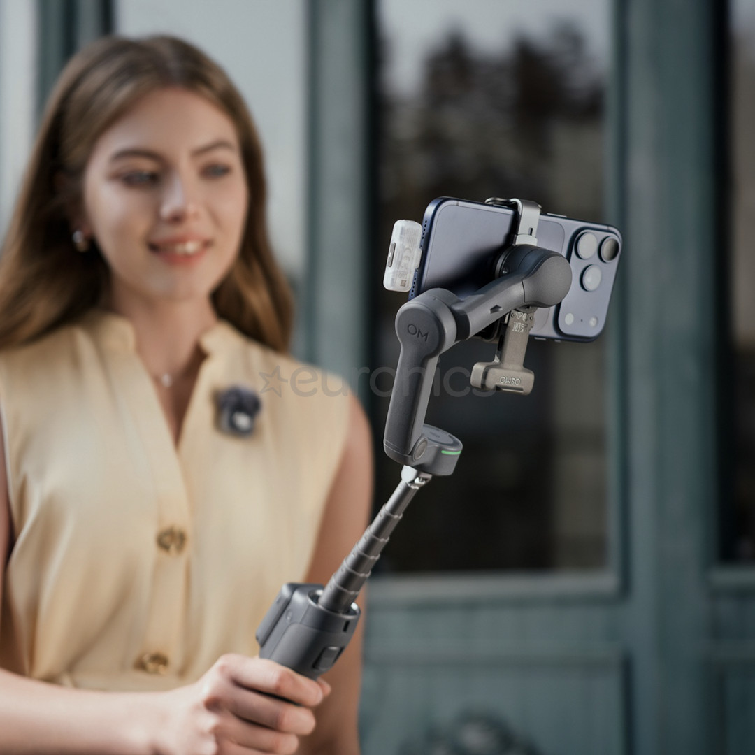 DJI Osmo Mobile 8P Creator Combo, must - Nutitelefoni stabilisaator