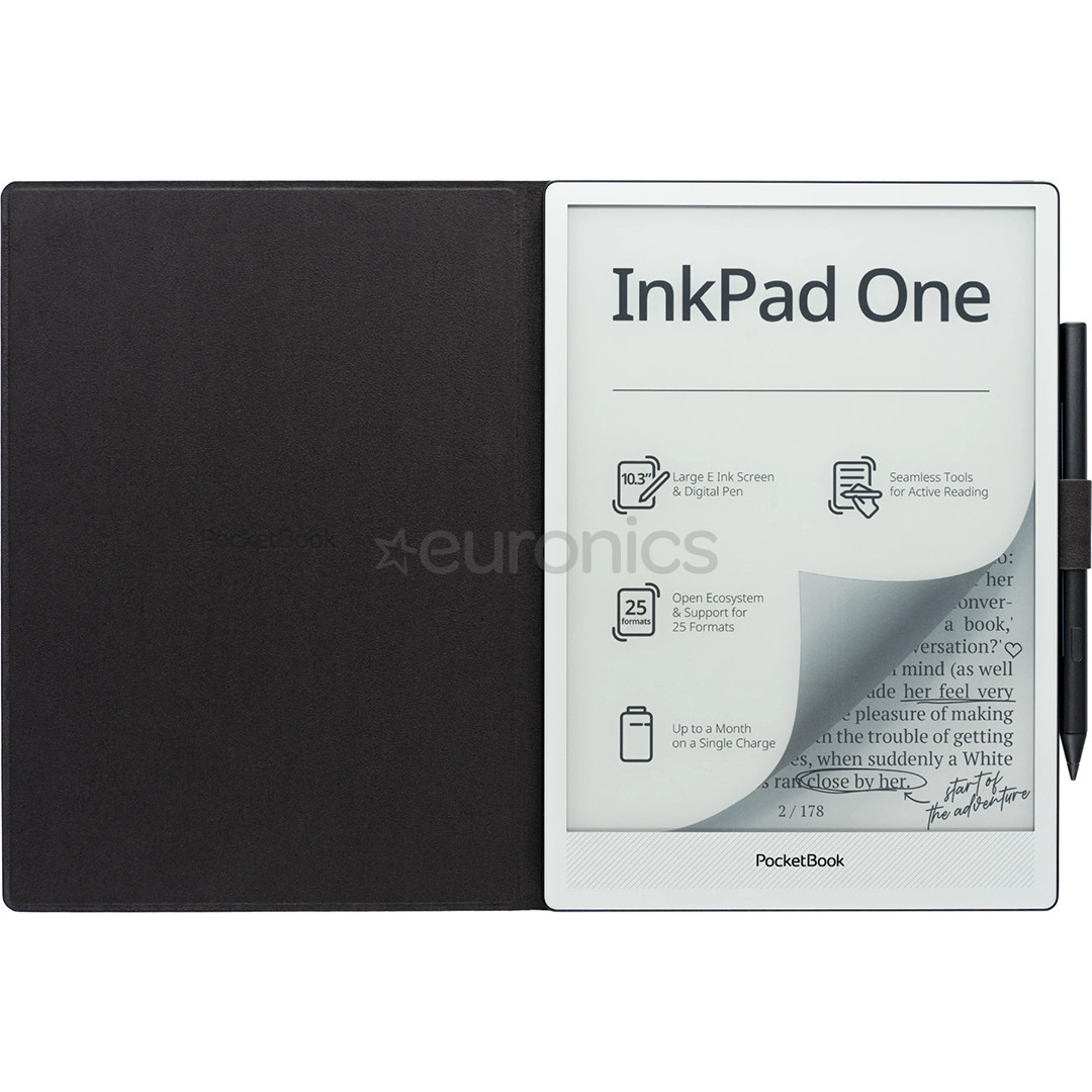 PocketBook Magnetic folio cover, 10,3", InkPad One, черный - Чехол