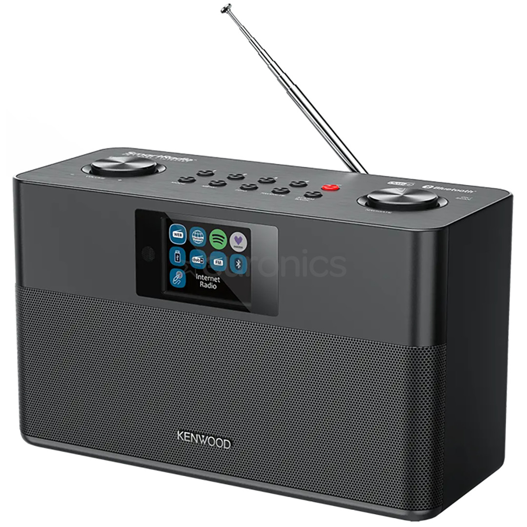 Kenwood Smart radio CR-ST120S, must - Internetiraadio