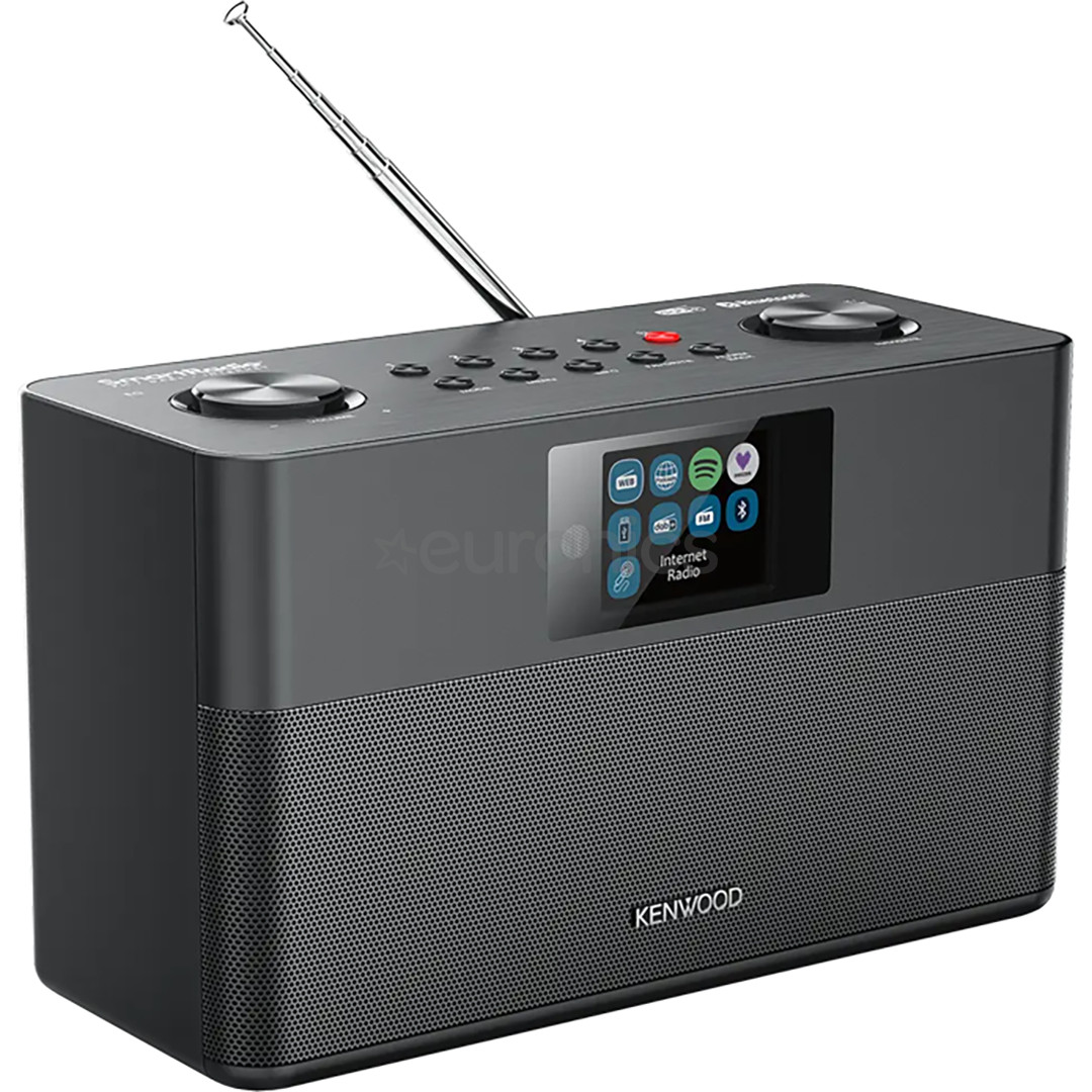 Kenwood Smart radio CR-ST120S, must - Internetiraadio
