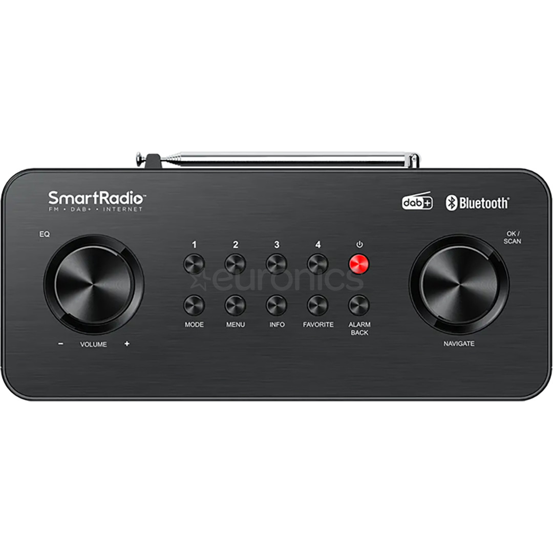 Kenwood Smart radio CR-ST120S, must - Internetiraadio