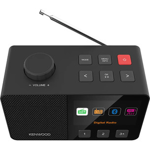 Kenwood Smart radio CR-M70DAB, must - Kaasaskantav raadio