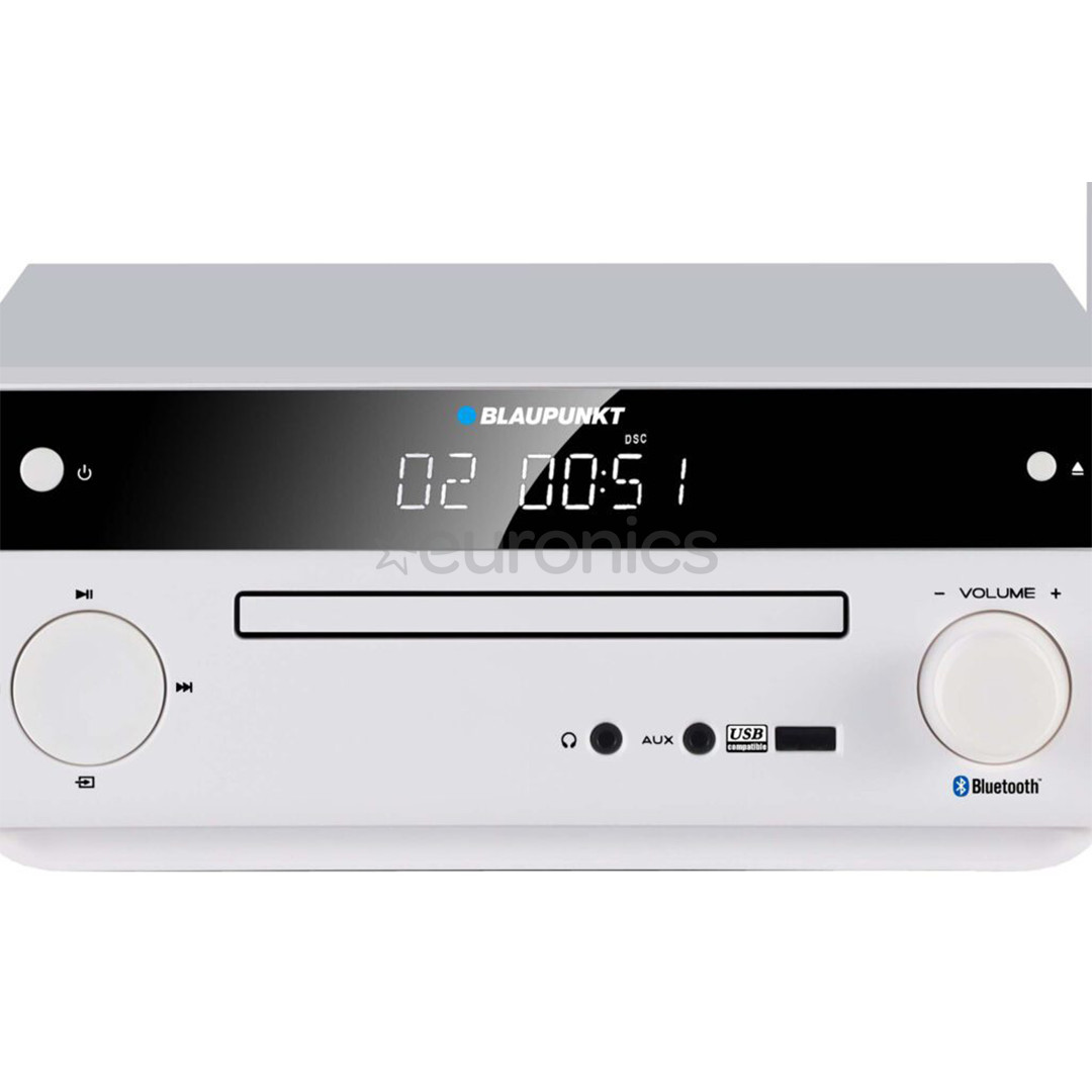 Blaupunkt MS30.2BT Micro System, valge - Muusikakeskus