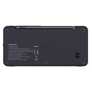 Blaupunkt DR6, must - Kaasaskantav raadio