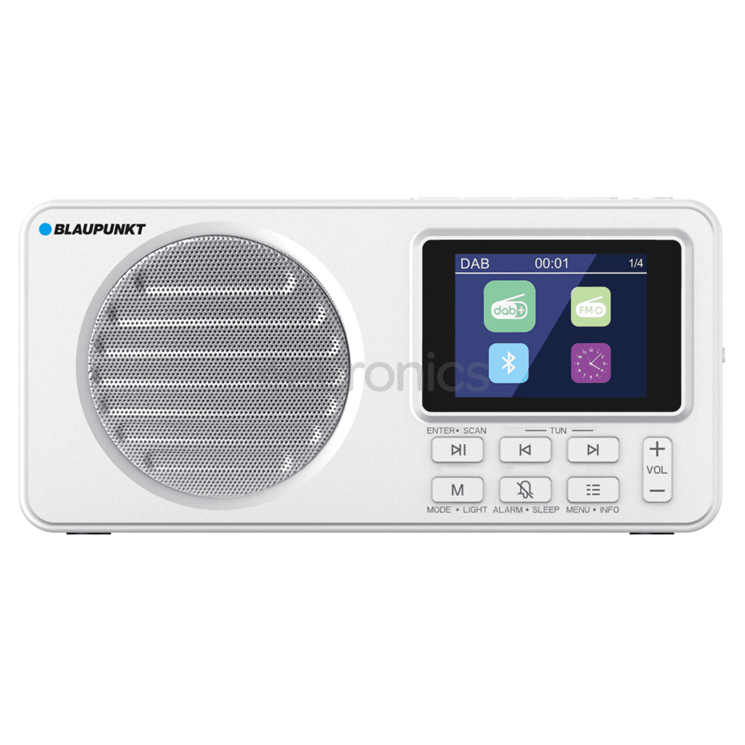 Blaupunkt DR6, valge - Kaasaskantav raadio