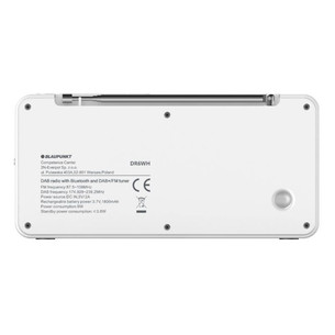 Blaupunkt DR6, valge - Kaasaskantav raadio