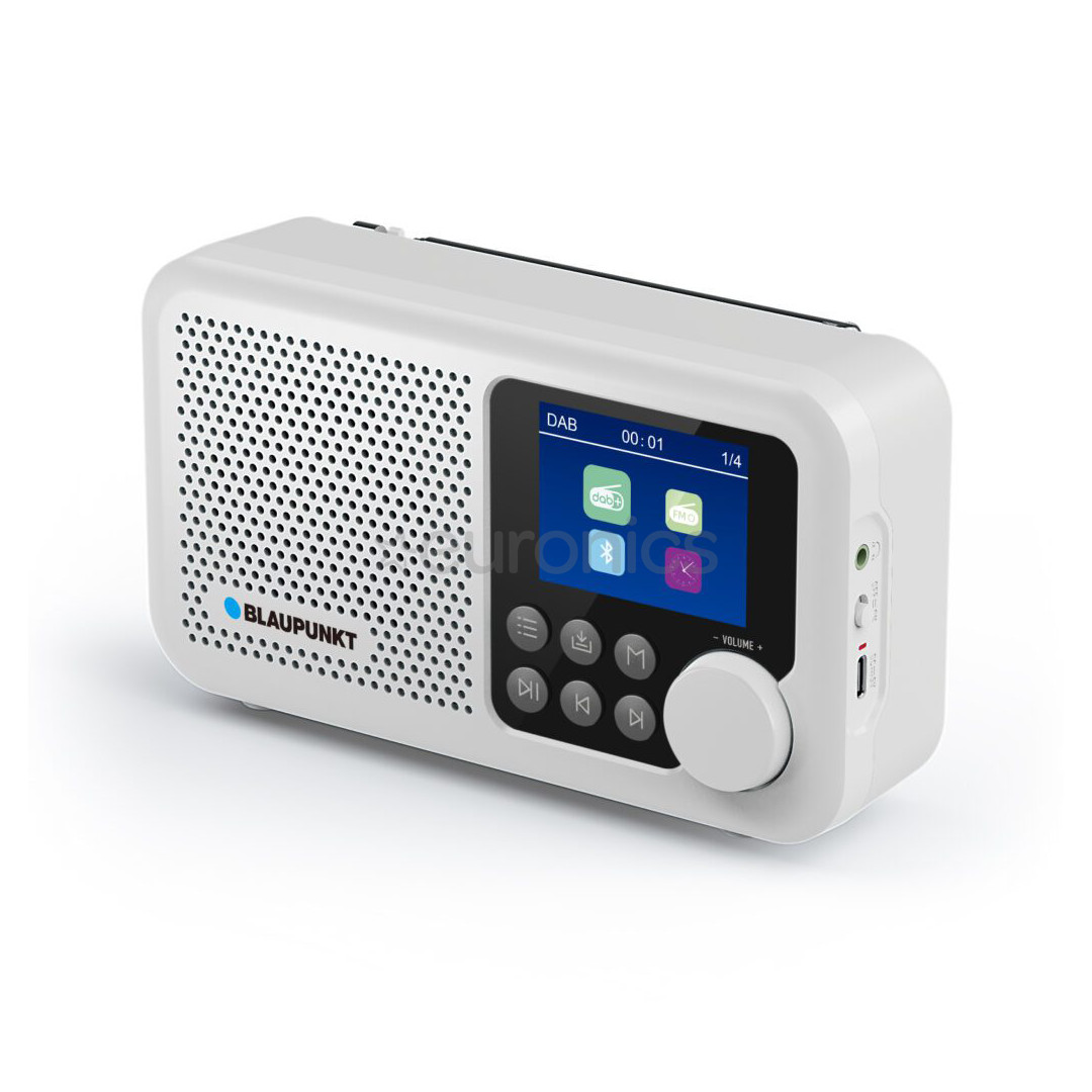 Blaupunkt DR8BK, valge - Kaasaskantav raadio