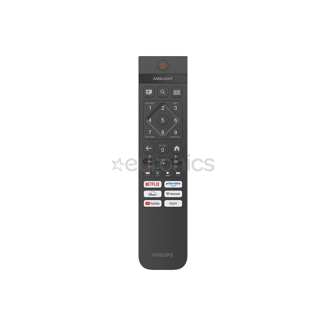 Philips PUS8001, 65'', 4K UHD, LED, black - TV