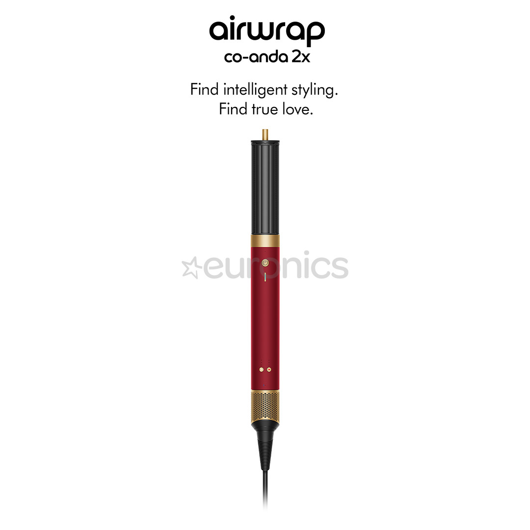 Dyson Airwrap Co-anda2x™, Straight+Wavy, 1700 W, Red velvet/Gold - Airstyler