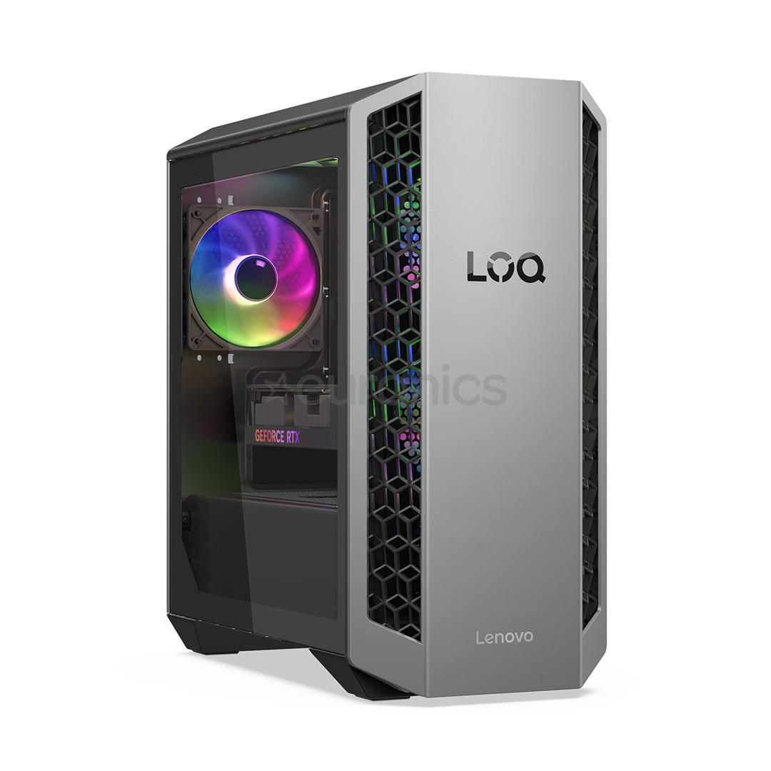 Lenovo LOQ Tower 26ADR10, Ryzen 7, 16 GB, 1 TB, RTX 5060 Ti, luna grey / eclipse black - Desktop PC