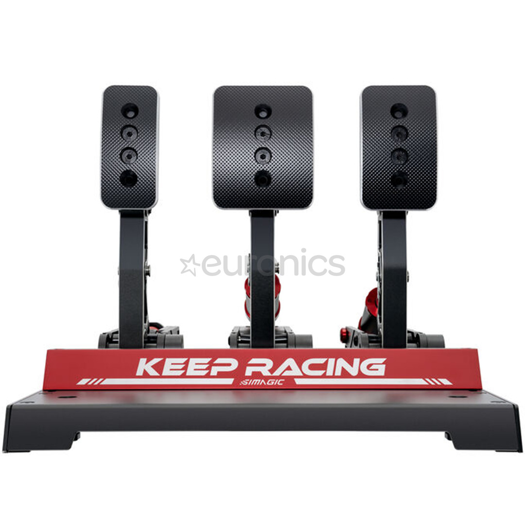 Simagic P1000 Pedals, must - Simulaatori pedaalid