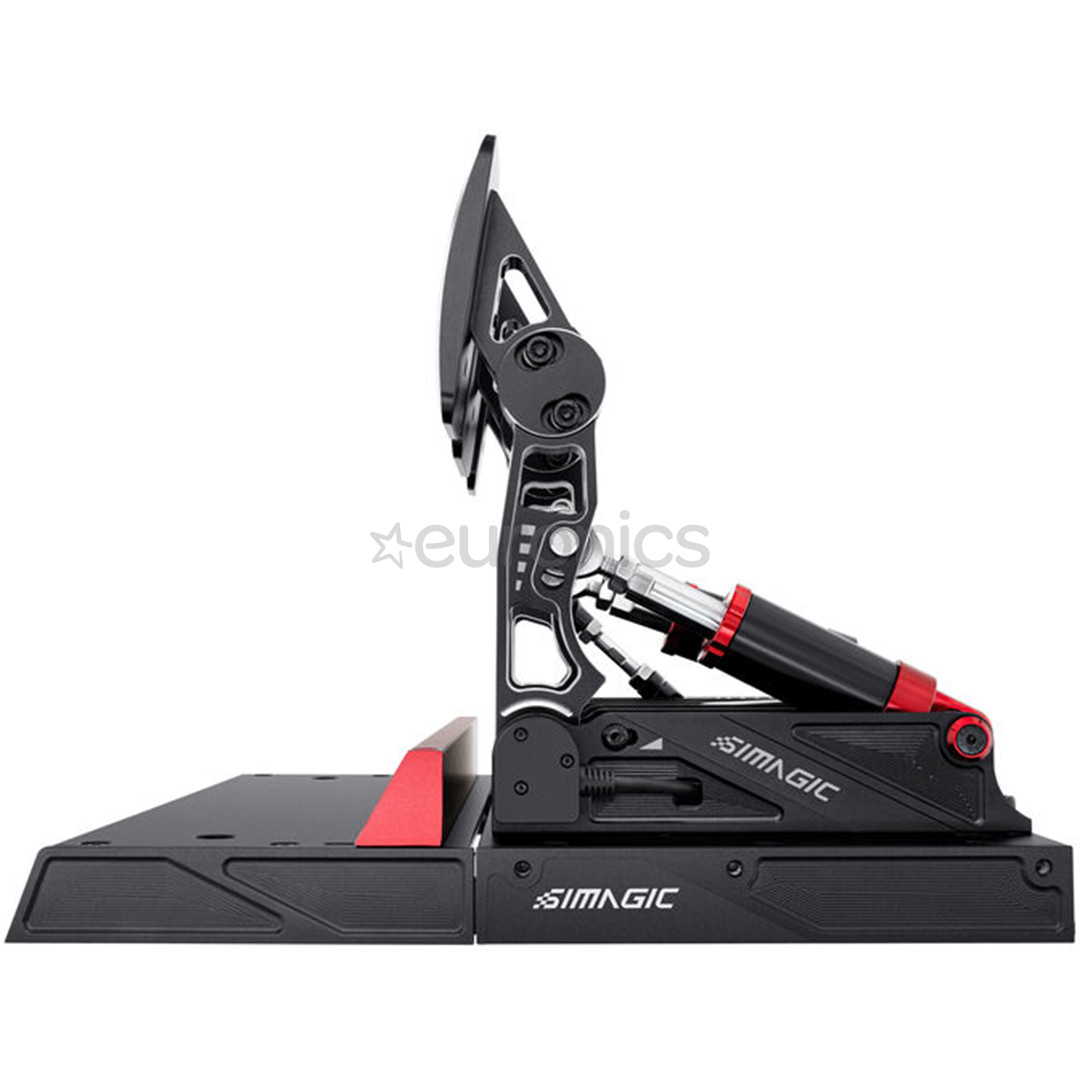 Simagic P1000 Pedals, must - Simulaatori pedaalid