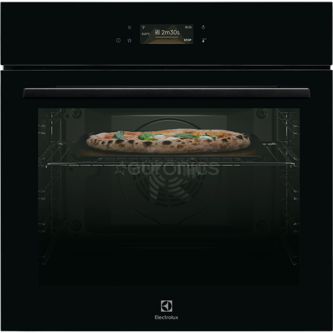 Electrolux 700 Seeria MealAssist with PizzaExpert 700, 72 L, pürolüütiline puhastus, must - Integreeritav ahi