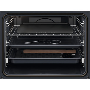 Electrolux 700 Seeria MealAssist with PizzaExpert 700, 72 L, pürolüütiline puhastus, must - Integreeritav ahi