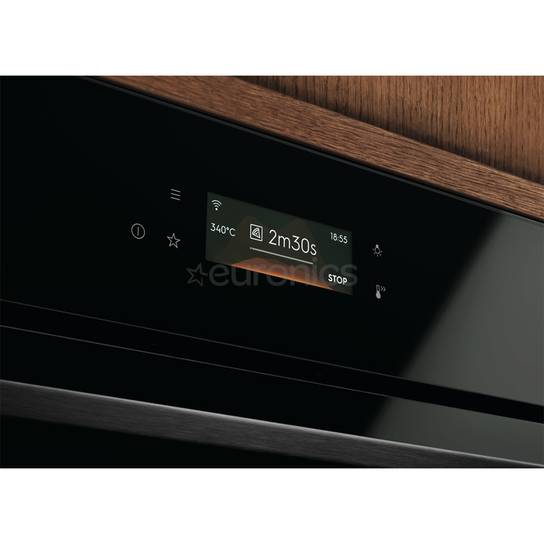 Electrolux 700 Seeria MealAssist with PizzaExpert 700, 72 L, pürolüütiline puhastus, must - Integreeritav ahi