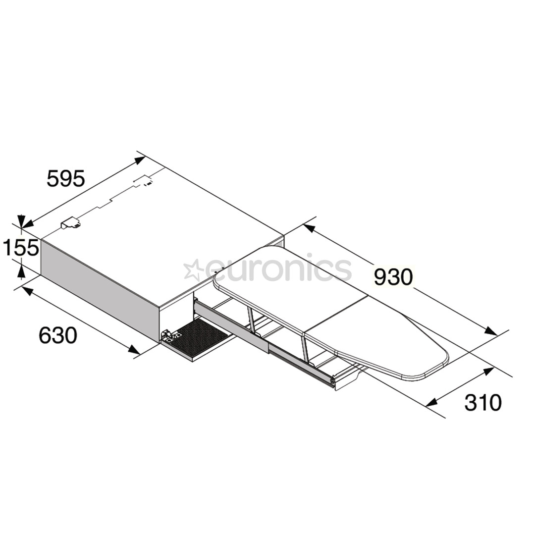 Asko - Pull-out ironing board
