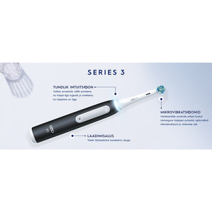 Braun Oral-B iO3, голубой - Электрическая зубная щетка