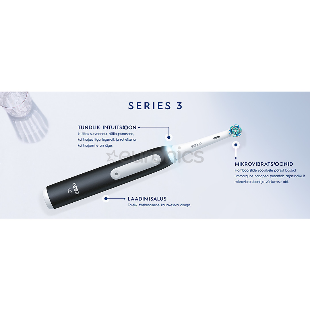 Braun Oral-B iO3, голубой - Электрическая зубная щетка