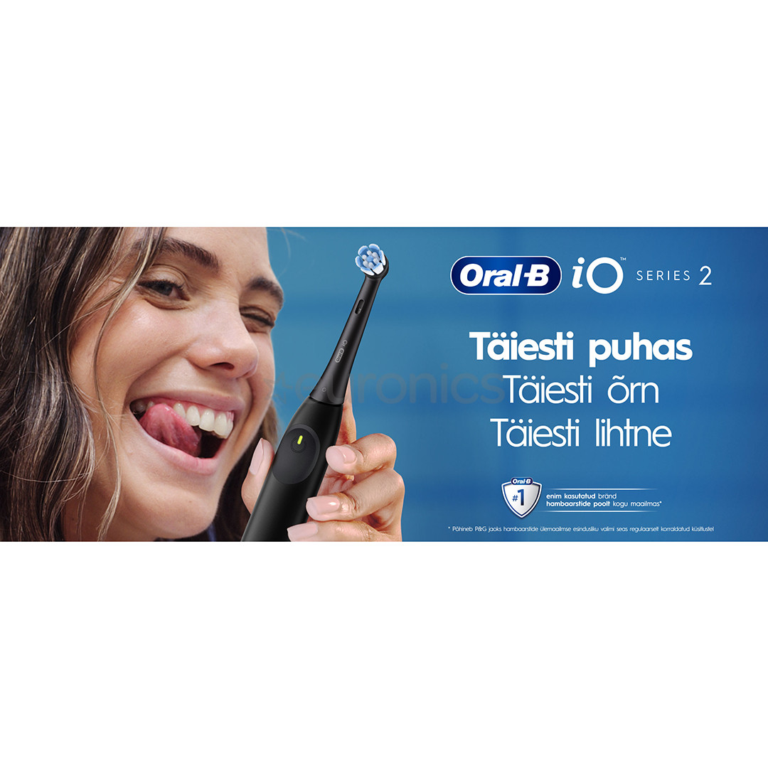 Braun Oral-B iO2, must - Elektriline hambahari