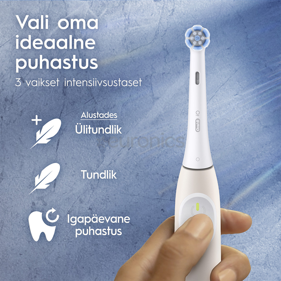 Braun Oral-B iO2, kuldroosa - Elektriline hambahari