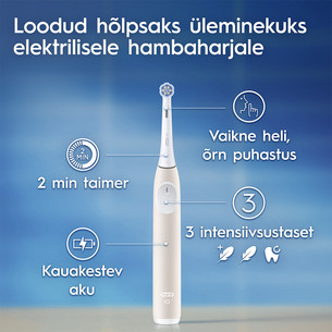 Braun Oral-B iO2, kuldroosa - Elektriline hambahari