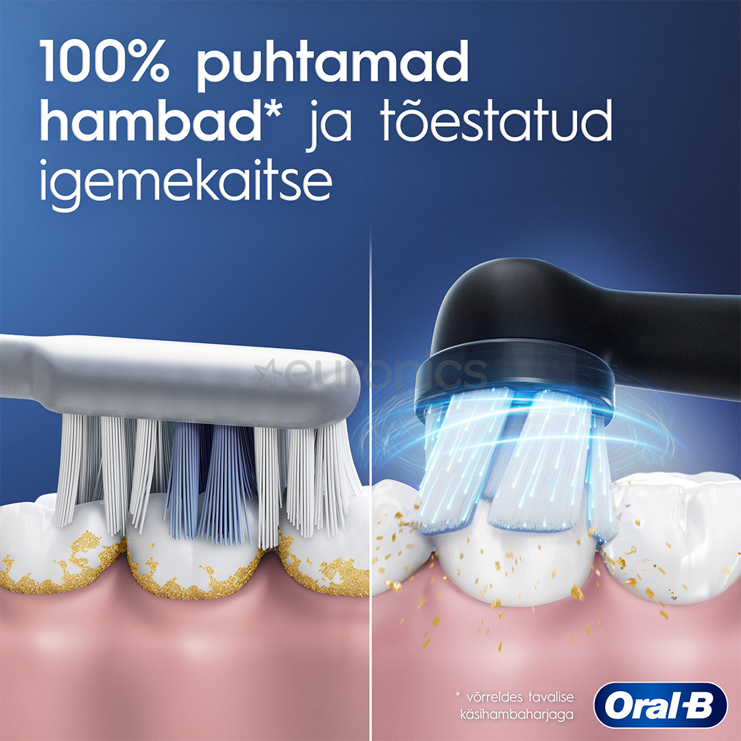 Braun Oral-B iO2, vutlar, must - Elektriline hambahari