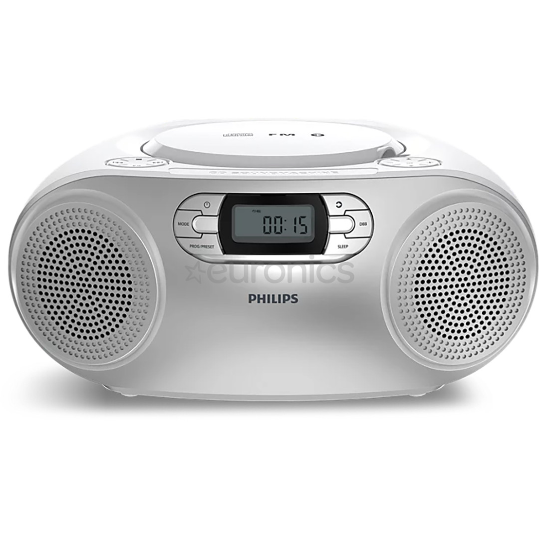 Philips CD Soundmachine TAZ2000, серебристый/черный - Магнитола