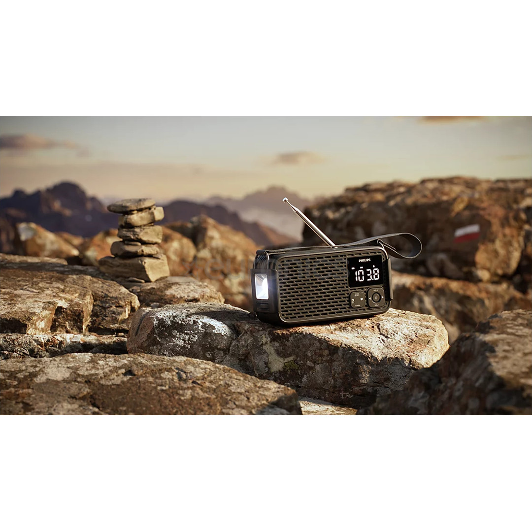 Philips Emergency radio TAR3500, black - Portable radio