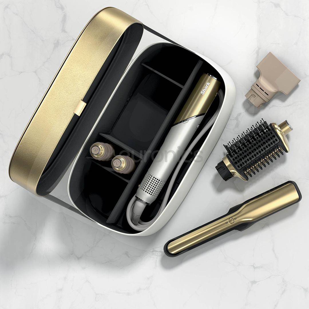 Shark Glam, gold/white - Premium storage case