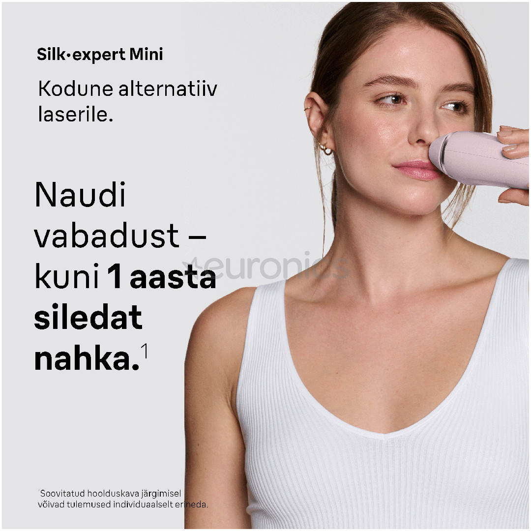 Braun Silk-expert Mini, roosa - Fotoepilaator