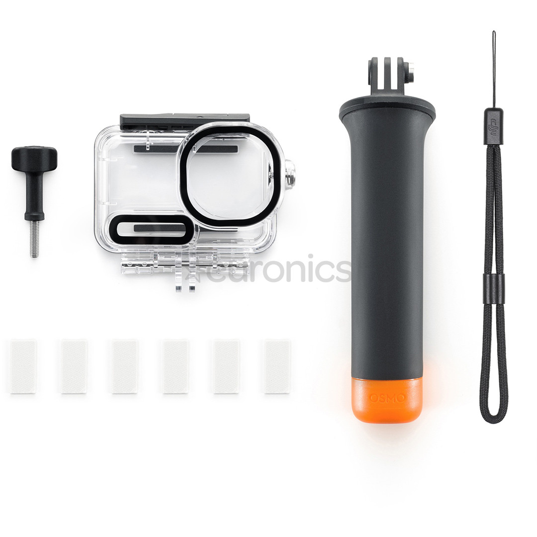 DJI Osmo Action 6 Diving Accessory Kit, must - Sukeldumistarvikute komplekt
